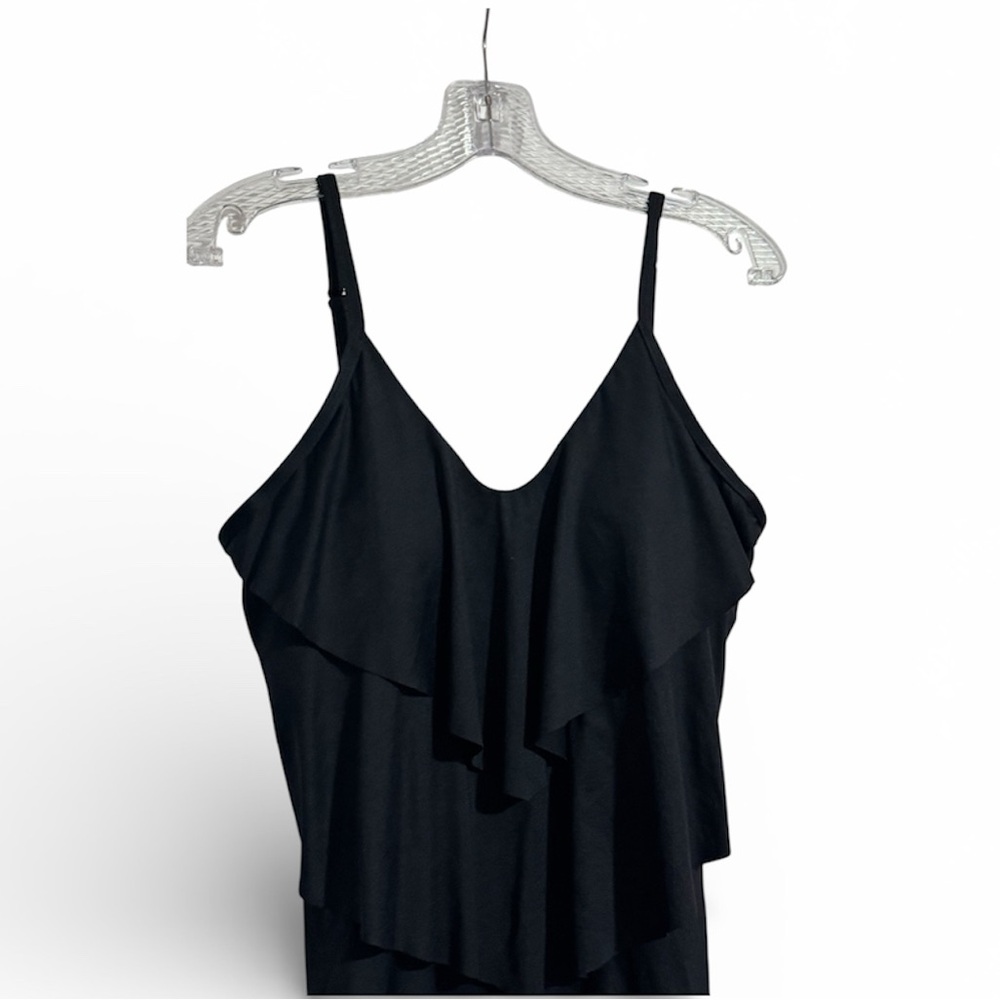 MAGICSUIT By Miraclesuit Modern Rita Tankini Top Black Size 10 READ Swim Vacay - Picture 4 of 10